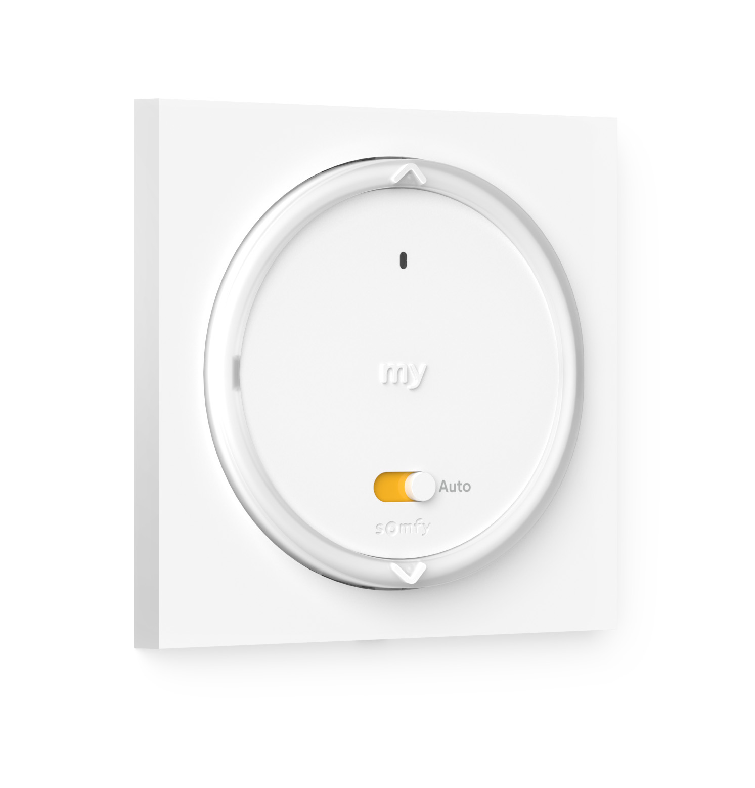 Somfy Funksender für die Smart-Home-Steuerung von Rollladen oder Raffstores.
